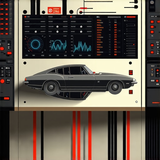 Advanced vehicle diagnostics dashboard with AI and digital displays