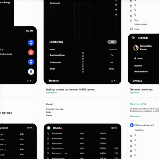Advanced Vehicle Diagnostic Dashboard Modern car diagnostic tool displaying multi-module vehicle data
