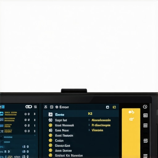 Car dashboard displaying diagnostic error codes and sensor data in 2025.