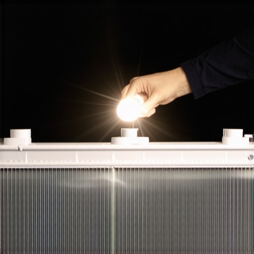 How we found the pinhole leak in a plastic radiator tank