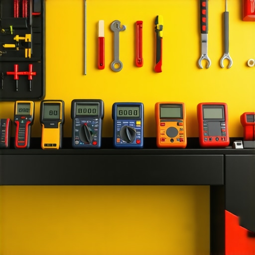 Organized toolbox with diagnostic tools and wrenches ready for auto repair.