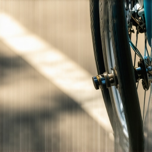 The scraping sound from your front wheel that vanishes when you brake