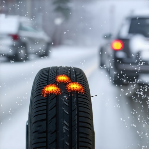 The specific reason your tire pressure light stays on in the cold