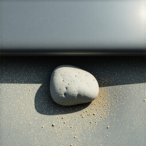 The tiny pebble in your brake dust shield that sounds like a scream