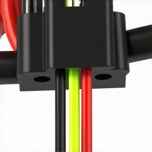 A detailed close-up of car wiring connectors after cleaning, showing shiny metal contacts free of corrosion