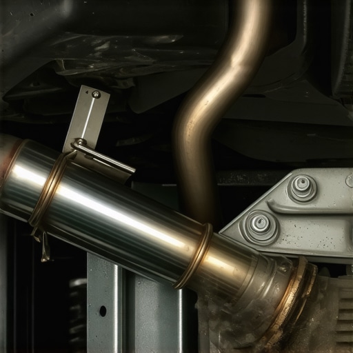 The bracket that snaps and makes your exhaust rattle like crazy