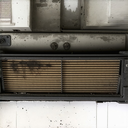 The dirty cabin filter making your AC smell like wet dog