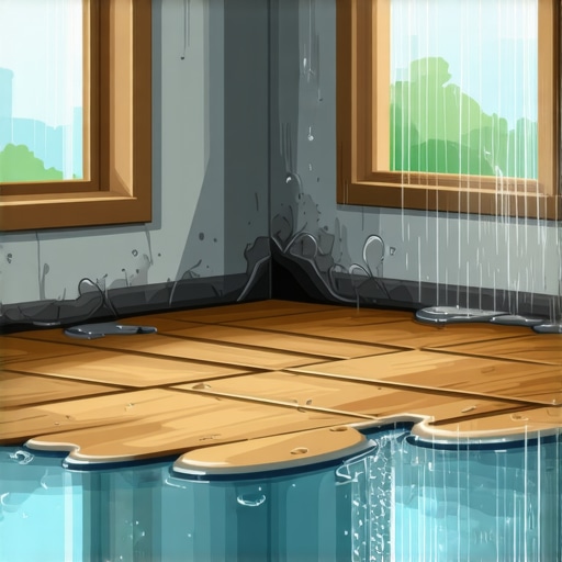 The hidden drain tube that floods your floorboards when it rains