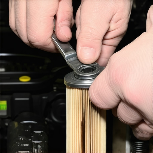 The secret to removing a stuck oil filter without a special tool