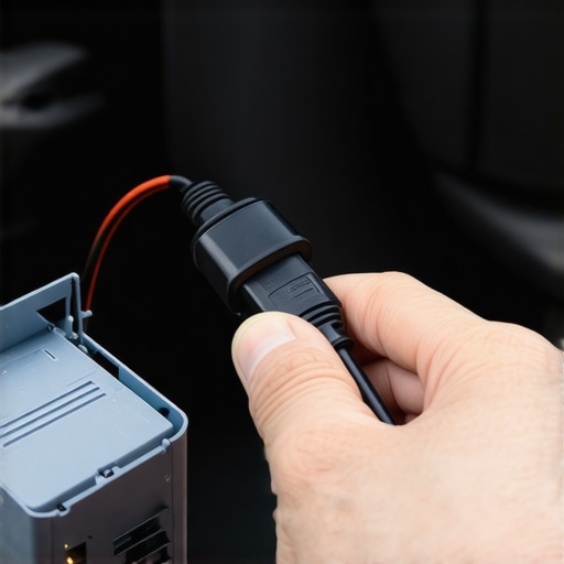 Car diagnostic port with scanner for ECU reset