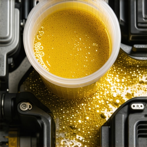 Why your engine oil looks like gold glitter when you change it