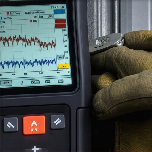 Advanced Automotive Diagnostics in Action A mechanic analyzing live engine data on a scan tool