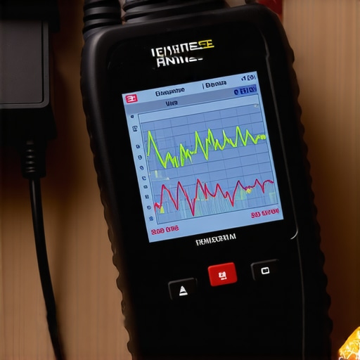 Advanced Bidirectional Scan Tool for Vehicle Diagnostics A technician using a bidirectional scan tool to diagnose engine performance