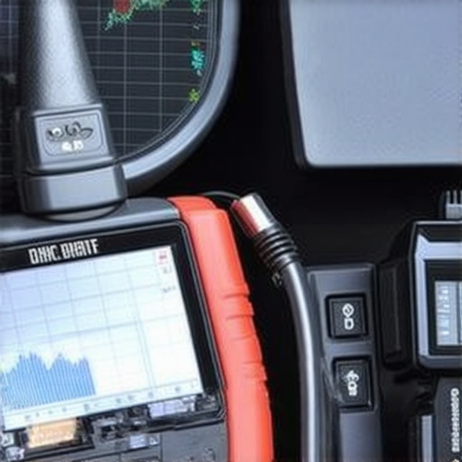 Advanced OBD-II Diagnostic Scanner Displaying Live Data Professional OBD-II scanner connected to a car dashboard showing live engine data graphs to avoid misdiagnosis.