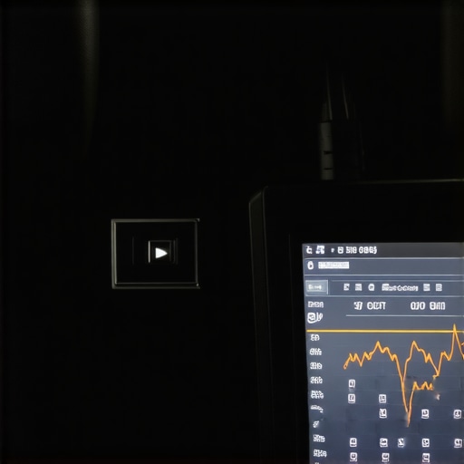 Professional mechanic using a vehicle diagnostic scanner to read real-time data.