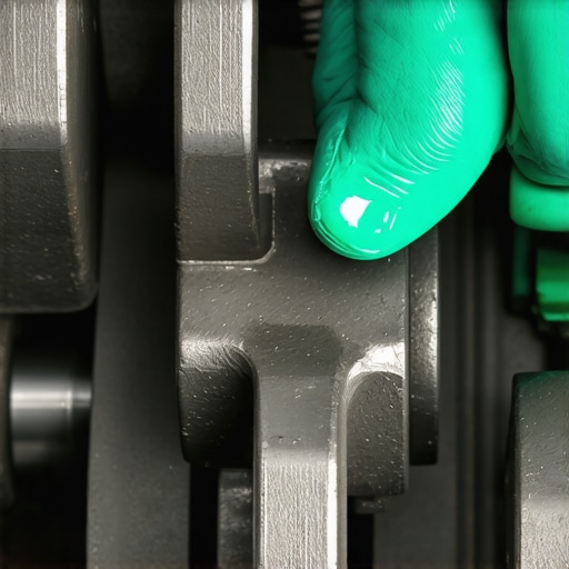 Applying Brake Caliper Grease A mechanic lubricating a caliper slide pin to prevent brake pulling.