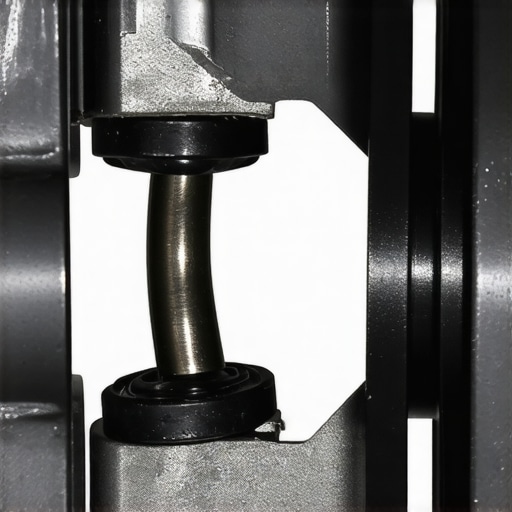 Broken Shifter Cable Bushing Inspection Close-up of a disconnected gear shifter cable eyelet and a broken plastic bushing on a car transmission linkage.