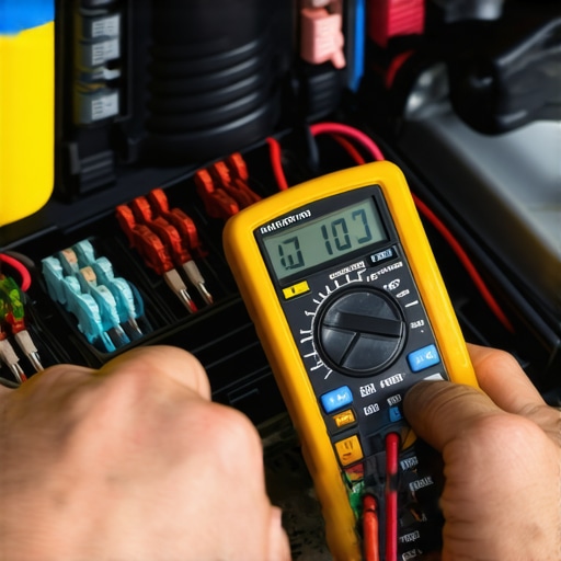 Checking cooling fan relay in car fuse box