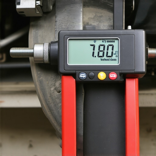 Digital Torque Accuracy for Brake Systems Professional digital torque wrench used on vehicle brakes