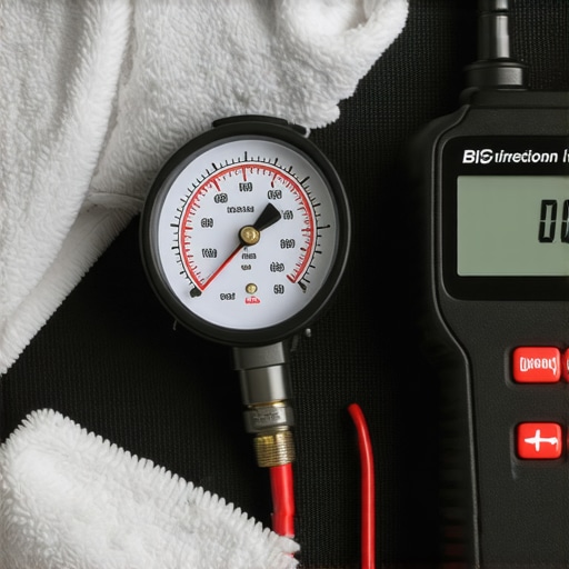 Mechanical oil pressure gauge and digital scanner for vehicle diagnostics