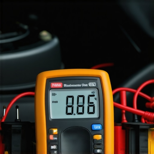 Essential Electrical Diagnostic Tool Digital multimeter checking car battery voltage