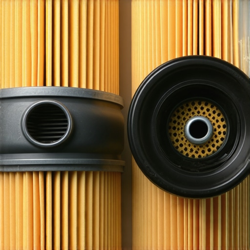 High Quality vs Cheap Oil Filter Internals Comparison of internal components between a premium oil filter and a budget brand filter