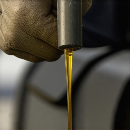 Close up of engine oil dipstick showing oil dilution issues