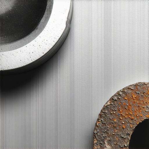 New vs Used Oil Drain Plug Crush Washers Comparison of a new aluminum crush washer and a used, deformed one showing the effects of compression and corrosion.