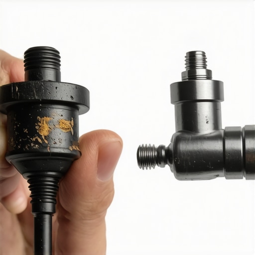 Old vs New PCV Valve Comparison A comparison of a dirty clogged PCV valve and a clean new one to show how it affects engine oil burning.