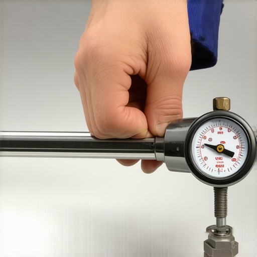 Precision Torque Application for Oil Change Mechanic using a split-beam torque wrench on an oil pan drain plug