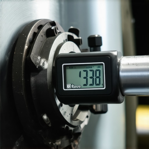 Precision Torque Application on Axle Nut Mechanic using a digital torque wrench on a vehicle's CV axle nut