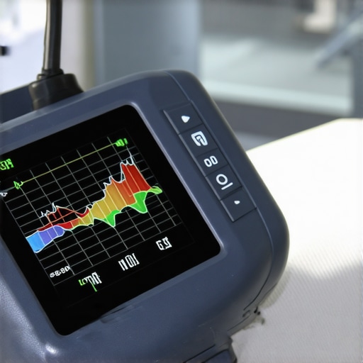 Professional Bi-Directional Diagnostic Scan Tool A mechanic using a professional diagnostic scanner to check engine data on a modern vehicle.