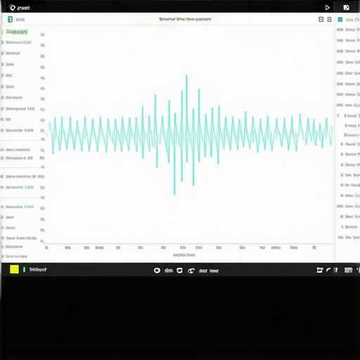 A technician using a high-end scan tool for advanced vehicle diagnostics