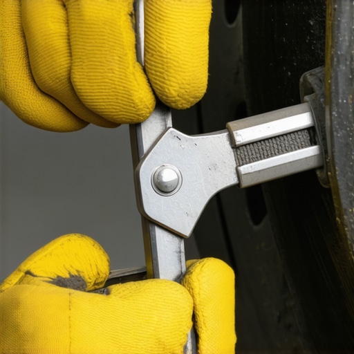 Professional CV Boot Clamping Tool in Action Mechanic using ear-type clamp pliers on a CV axle boot