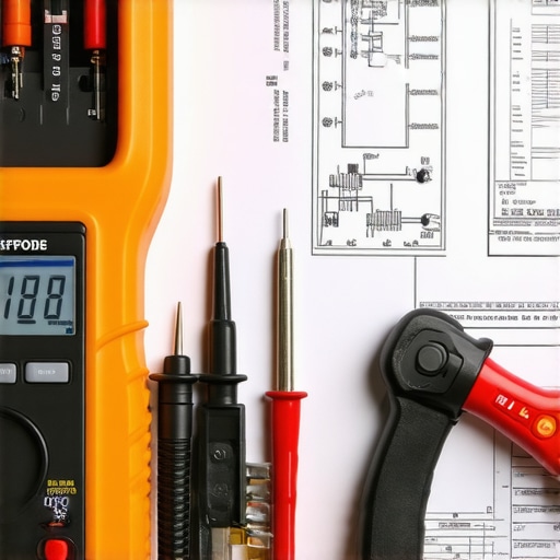 Digital multimeter and Power Probe used for automotive electrical diagnostics