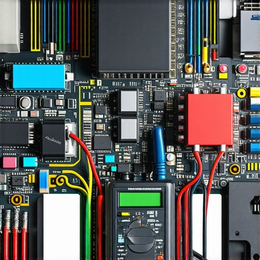 Professional technician testing a Pulse Width Modulation PWM fan module for electrical shorts