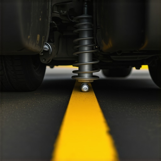 The clunking sound you hear when driving over speed bumps