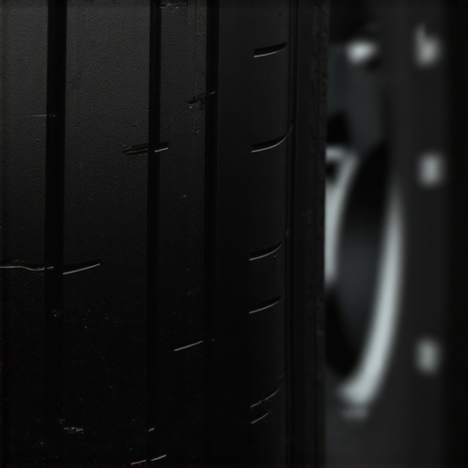 The tire wear pattern that reveals a bent control arm