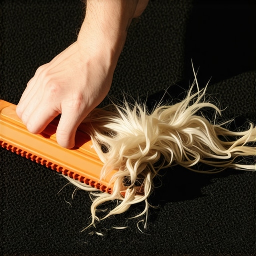 The trick to removing dog hair from your car carpets