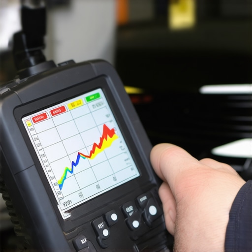 Using Advanced Diagnostic Scanners for Transmission Health A technician monitoring live transmission data on a professional diagnostic scan tool to prevent vehicle breakdown.